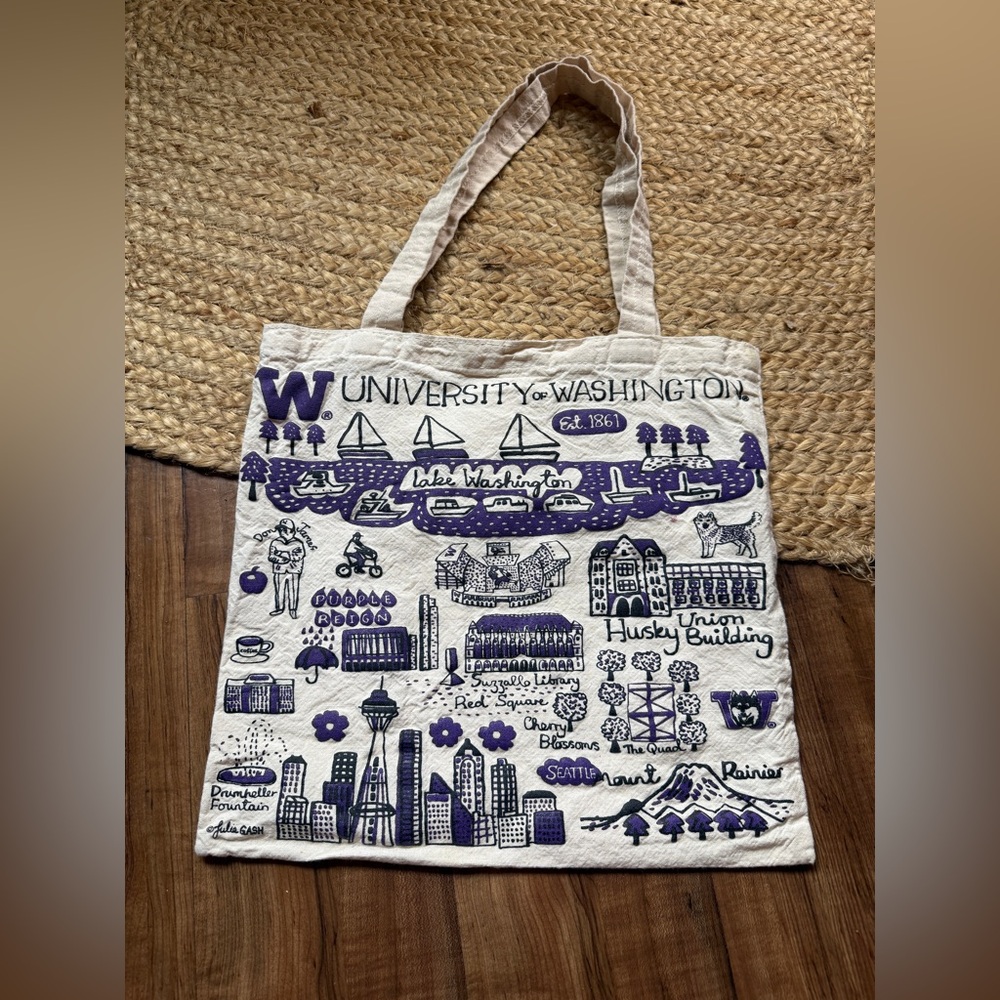 Julia Gash University of Washington Tote Bag